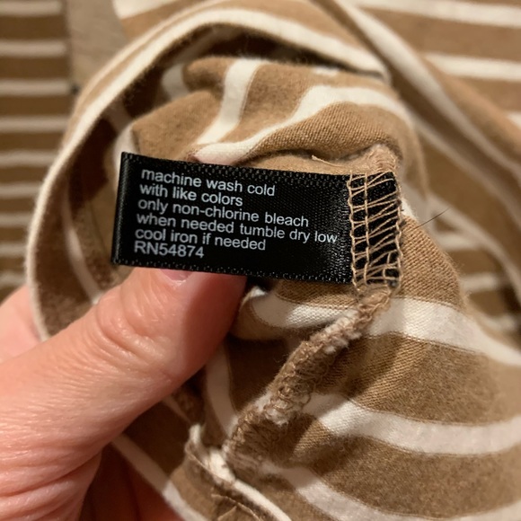 The Limited Tan Stripe Perfect Tee - Picture 4 of 5